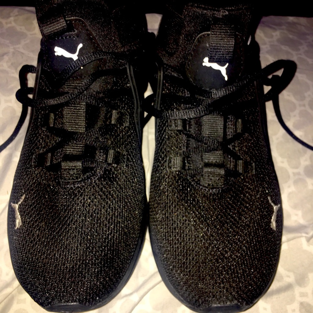 Black sneakers